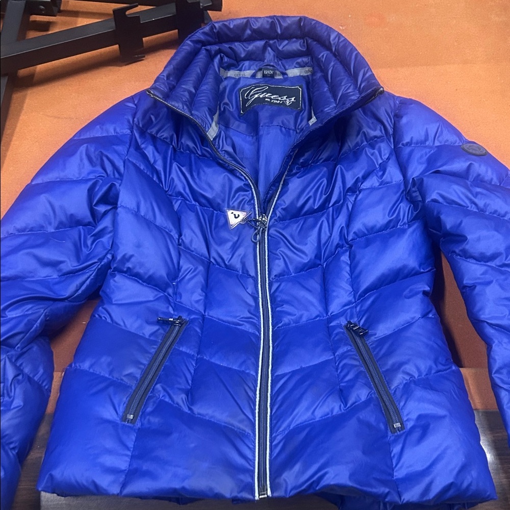 Guess Blue Puffer Jacket